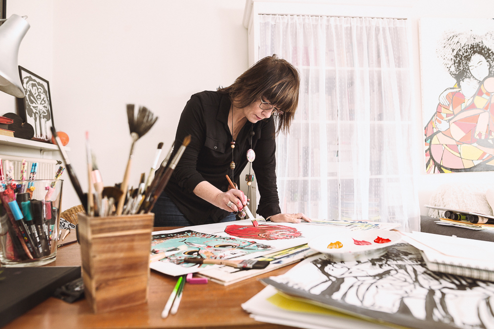 Cécile Barrial - Portrait Session Dowell Farm and Gardens Brochure